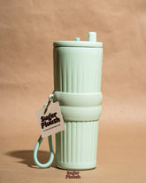 Stylish Gradient Frosted Reusable Straw Tumbler 710 ml