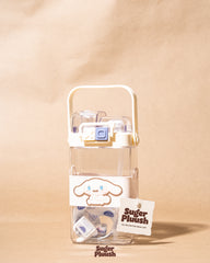 Kawaii Double Sipper Water Bottle – Kuromi, Cinnamoroll, My Melody & Pochacco