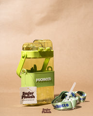 Kawaii Double Sipper Water Bottle – Kuromi, Cinnamoroll, My Melody & Pochacco