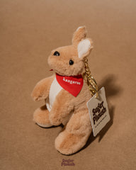 Kangaroo Plush Keychain – Soft Pocket Buddy