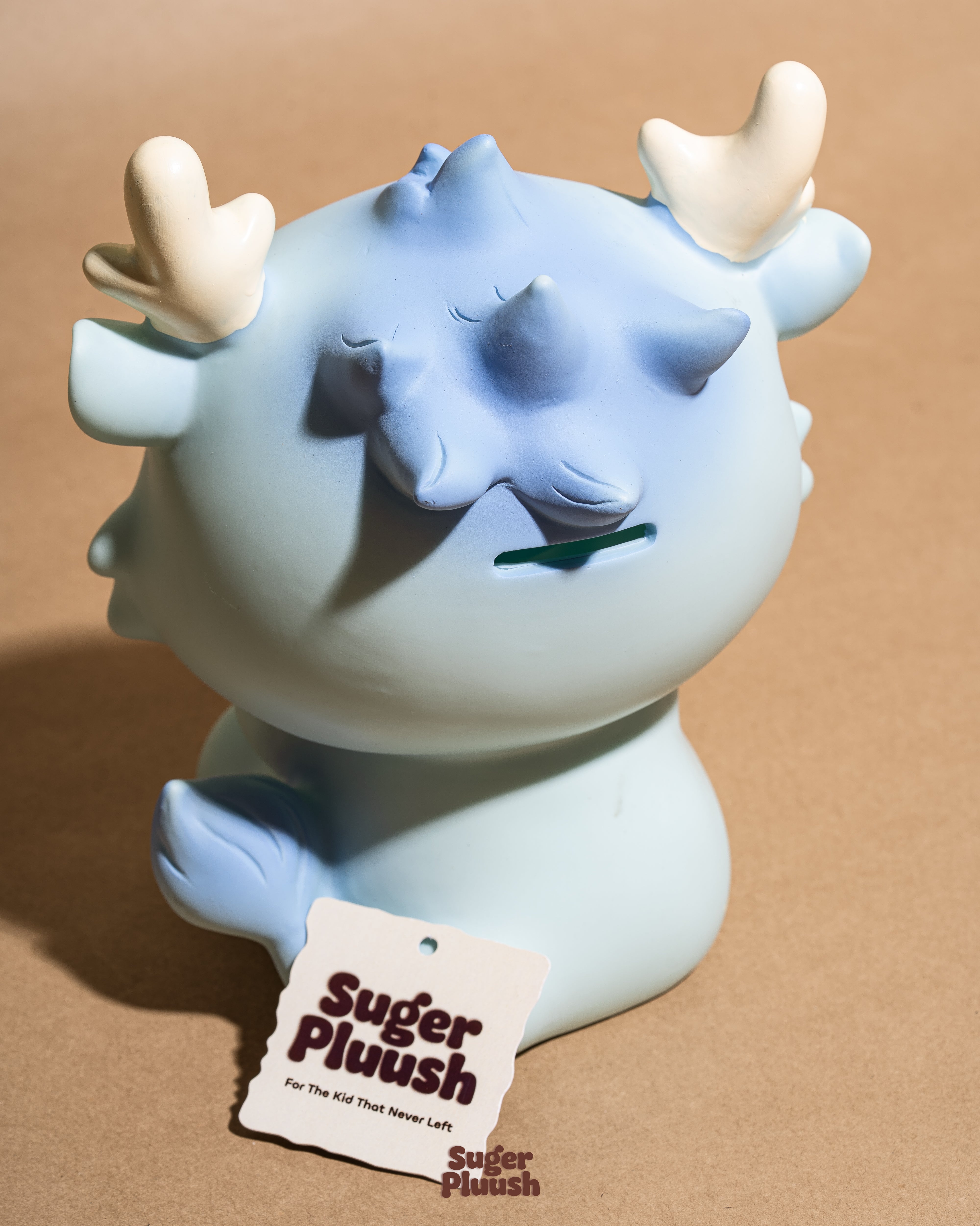 Cute Fawn Night Light with Piggy Bank