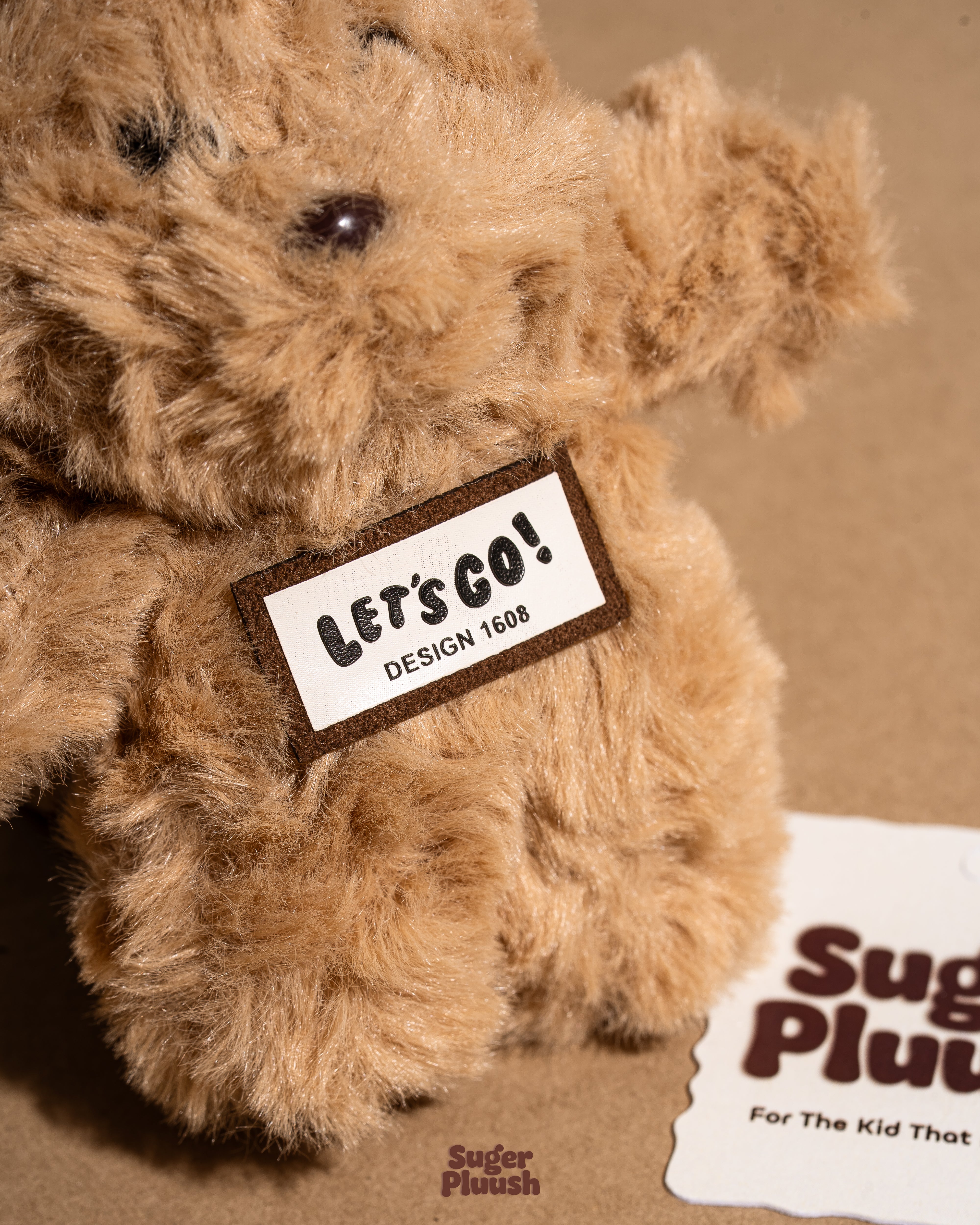 Cute Brown Bear Plush Keychain