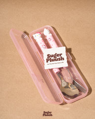 Sanrio Cute Cutlery Set with Case | Hello Kitty, Cinnamoroll, Kuromi & My Melody Fork & Spoon Set