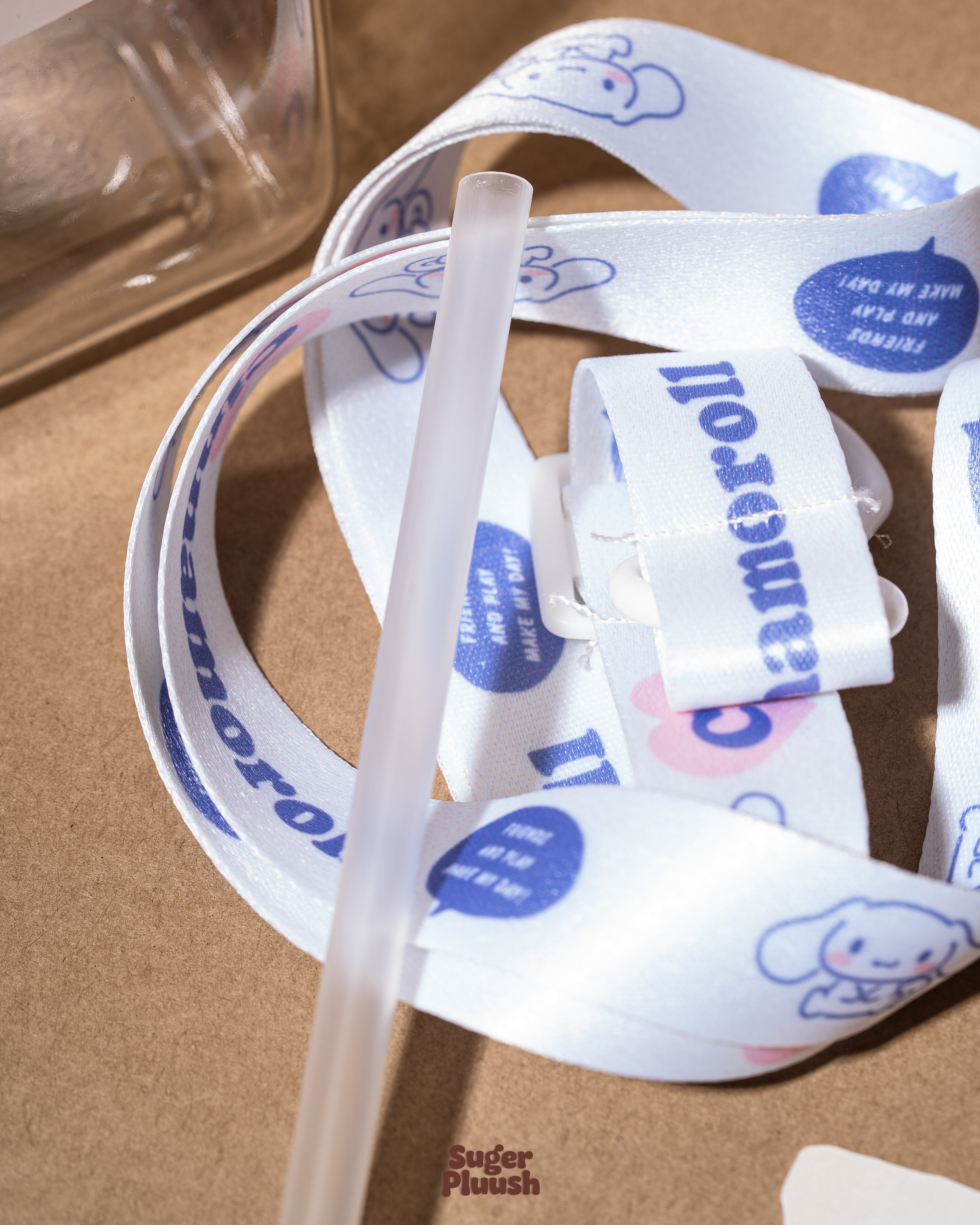 Kawaii Double Sipper Water Bottle – Kuromi, Cinnamoroll, My Melody & Pochacco