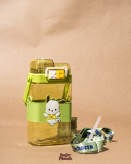 Kawaii Double Sipper Water Bottle – Kuromi, Cinnamoroll, My Melody & Pochacco