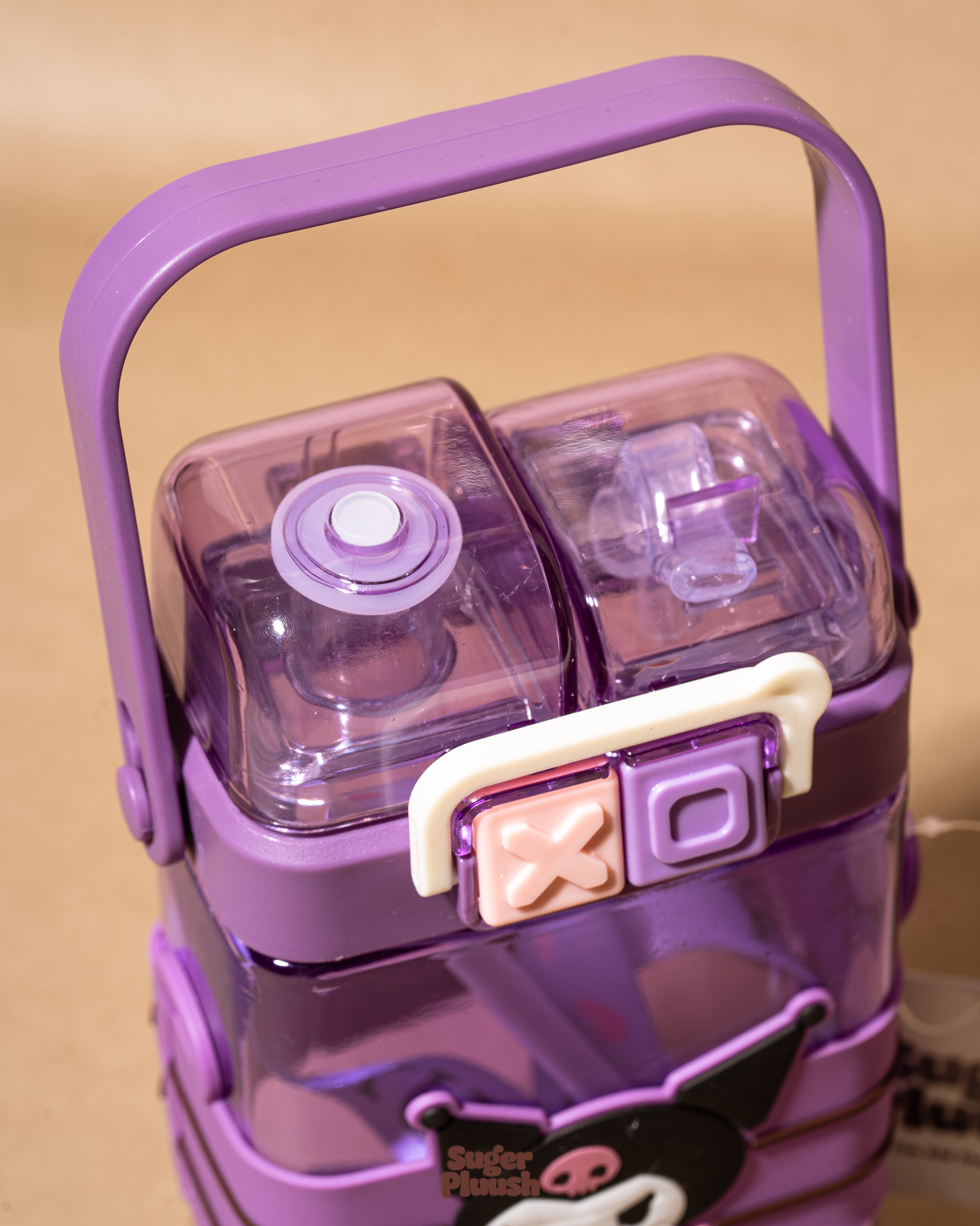 Kawaii Double Sipper Water Bottle – Kuromi, Cinnamoroll, My Melody & Pochacco (Copy)