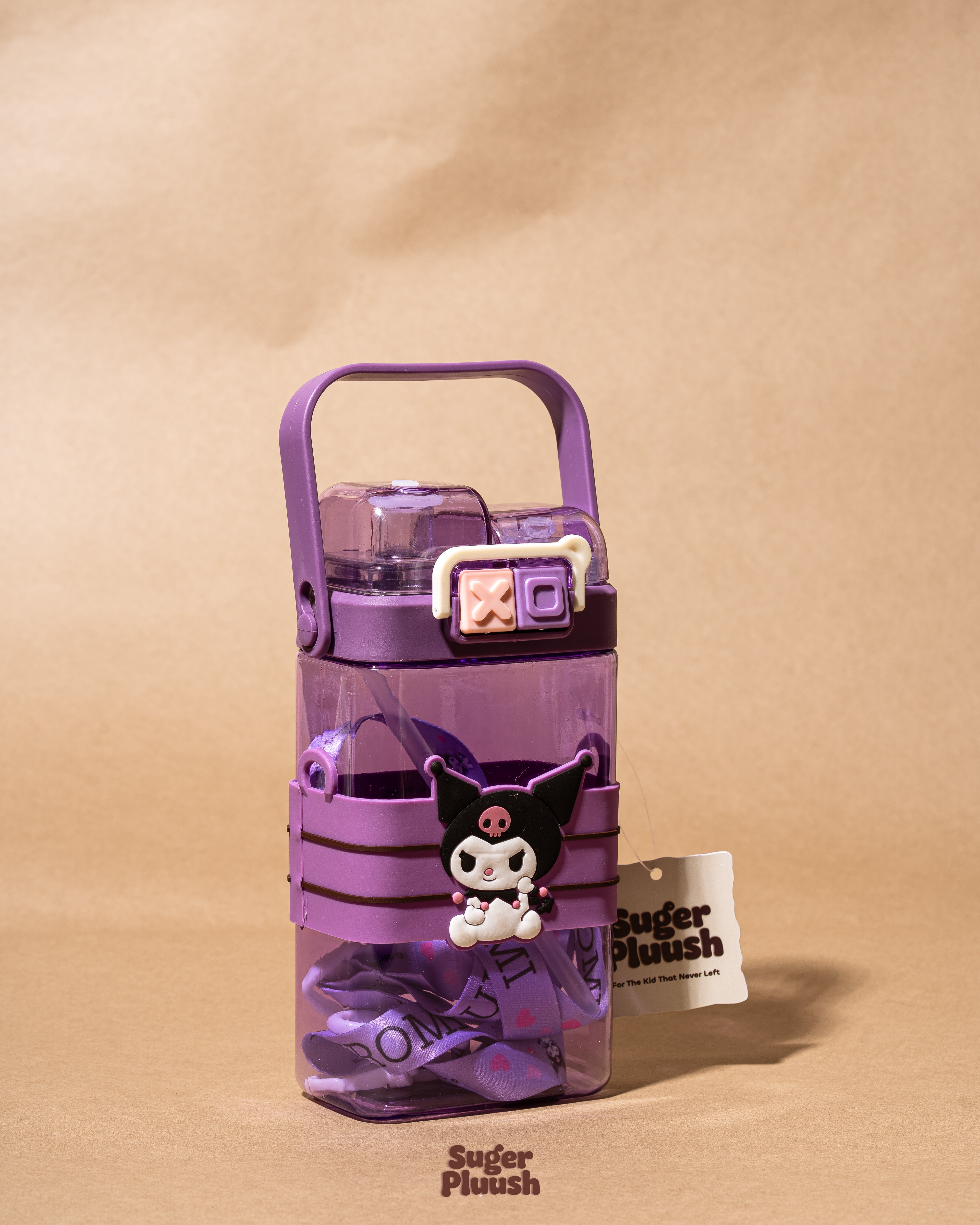 Kawaii Double Sipper Water Bottle – Kuromi, Cinnamoroll, My Melody & Pochacco (Copy)