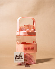 Kawaii Double Sipper Water Bottle – Kuromi, Cinnamoroll, My Melody & Pochacco