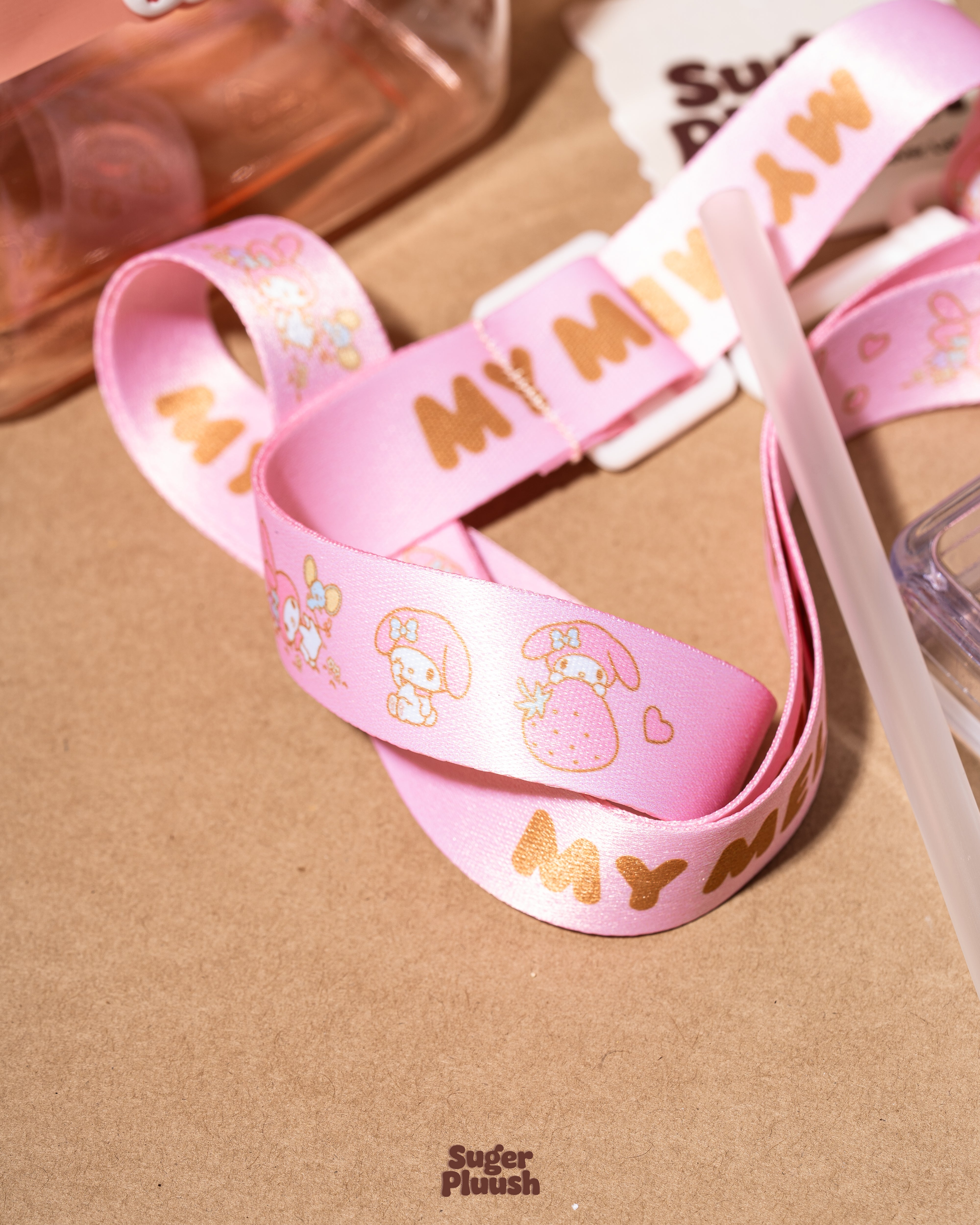 Kawaii Double Sipper Water Bottle – Kuromi, Cinnamoroll, My Melody & Pochacco