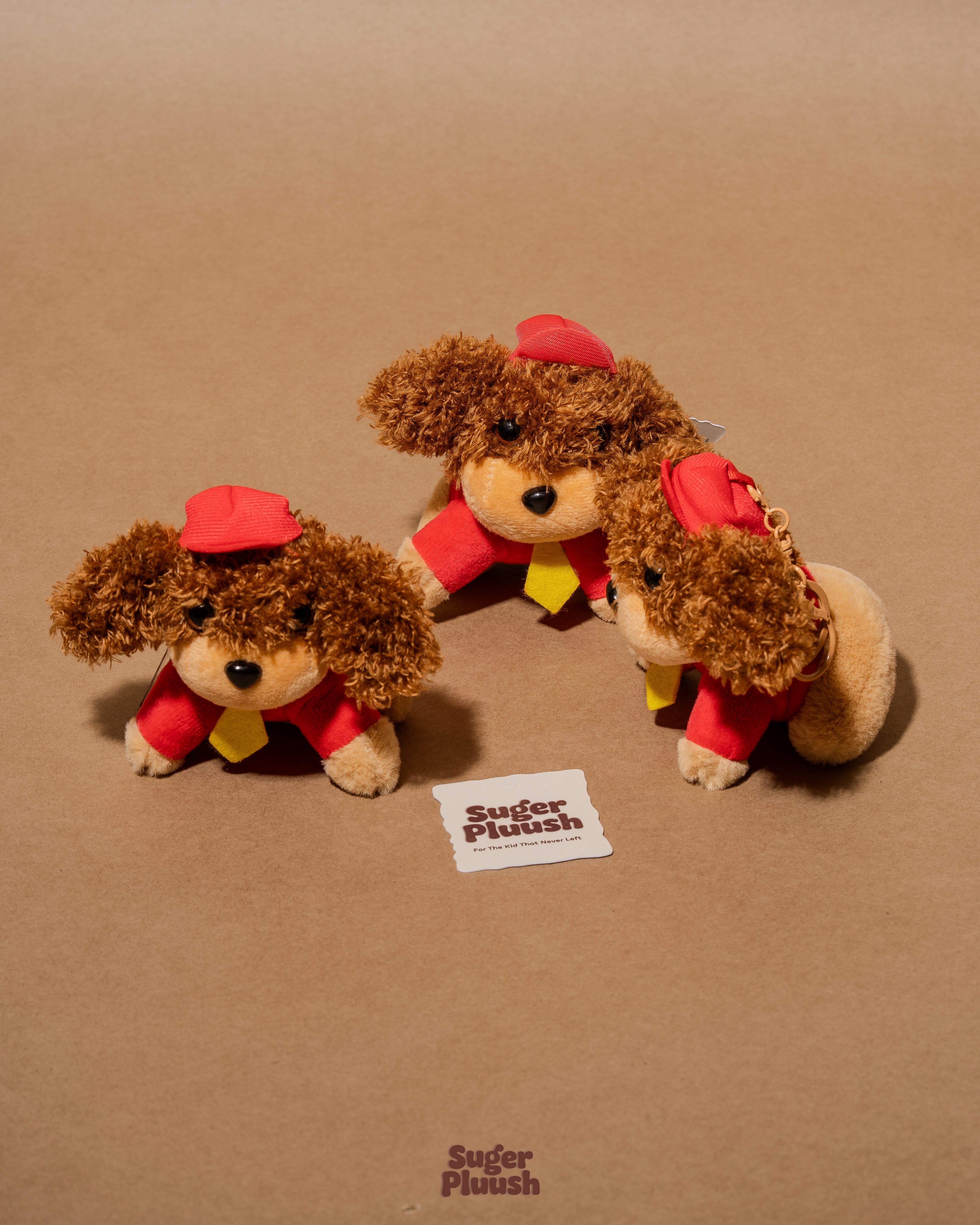 Buddy Paws Dog Plush Keychain – Cute Carry-Along Friend